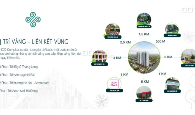 Gia đình cần bán căn hộ tầng trung, căn góc đẹp tòa ICID Complex Dương Nội, Hà Đông