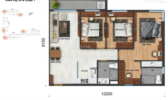 Bán căn hộ Jamila 2PN và 3PN 2WC - sổ hồng chính chủ - DT: 69m2 - 75m2 - 92m2 - 99m2