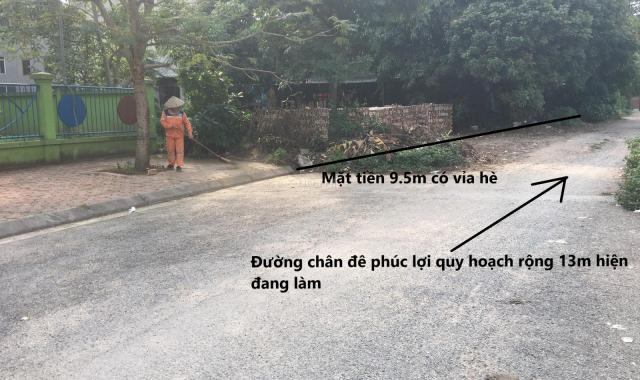 Đất Phúc Lợi 228m2 đường ô tô tránh, vỉa hè. Cạnh trường mầm non Phúc Lợi 55tr/m2