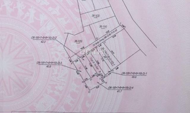 Bán đất tổ 20 trong đê Ngọc Thụy, Long Biên, DT: 42.3m2, nở hậu, ngõ rộng, vị trí đẹp, giá 2.12 tỷ