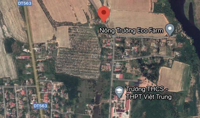Bán lô đất Nông trường Việt Trung đường rộng