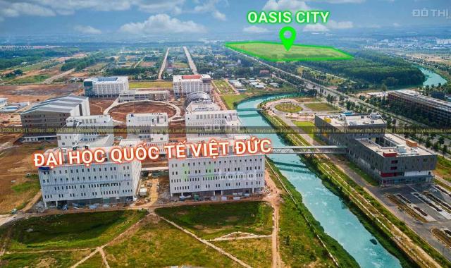 Chuyển công tác bán nhà phố Oasis City, 1 trệt 1 lầu, chỉ cần 600tr, đối diện ĐH Việt Đức