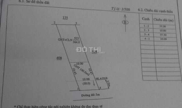 Bán đất tại Phường An Điền, Bến Cát, Bình Dương diện tích CN 364m2, giá 2.3 tỷ