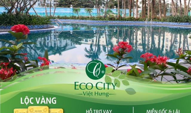 Trực tiếp từ CĐT Eco city Việt Hưng bán căn góc 2 PN 65m2 full NT, hỗ trợ 0% LS 2 năm, 1.785 tỷ