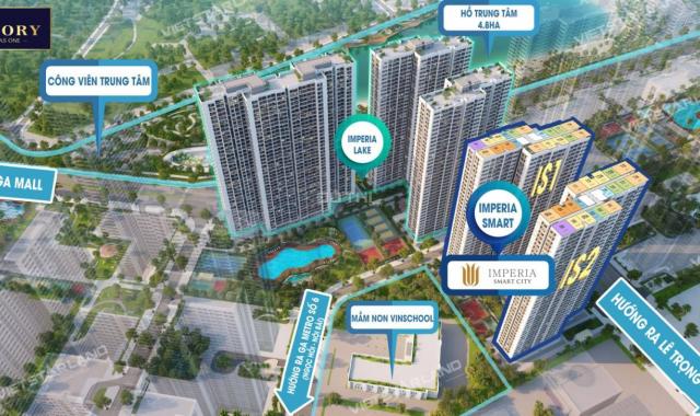 Bán căn hộ 3PN tại dự án Imperia Smart City, Nam Từ Liêm, Hà Nội diện tích 75.6m2 giá 40tr/m2