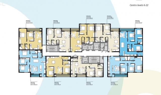 Cần bán căn hộ 2 ngủ, view hồ Tây, diện tích 79m2 tại Kosmo Tây Hồ, nguyên bản CĐT, giá bán 4 tỷ