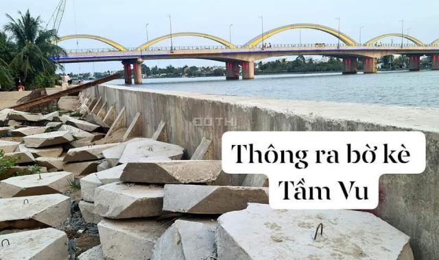 Bán nhà góc 3 mặt tiền Mạc Thiên Tích, thông ra bờ kè Tầm Vu, sát chợ Xuân Khánh