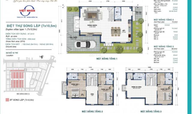 Cần bán căn biệt thự song lập Centa Vsip Bắc Ninh chỉ từ 27tr/m2