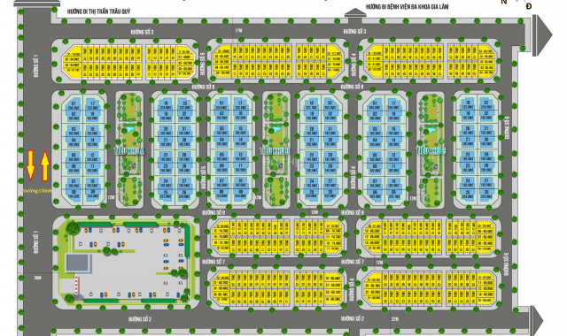 Bán nhanh lô Đông Nam diện tích đất 75m2 - Giá đất 6,5 tỷ - Mặt tiền 5m đường rộng 12m