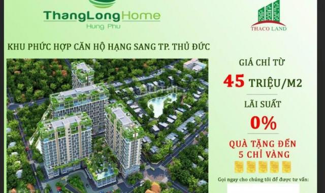 Bán căn hộ chung cư tại dự án Thăng Long Home Hưng Phú, Thủ Đức, Hồ Chí Minh