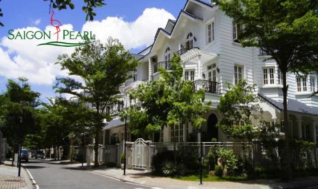 Biệt thự Saigon Pearl, 147m2, 1 hầm + 4 lầu, không nội thất, giá bán: 59 tỷ