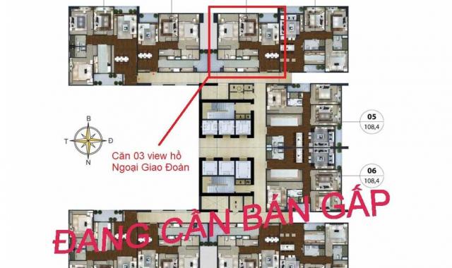 Bán căn hộ 2 phòng ngủ 87m2 tại tòa Lạc Hồng 1 (N01 - T5) Ngoại Giao Đoàn, Bắc Từ Liêm, Hà Nội