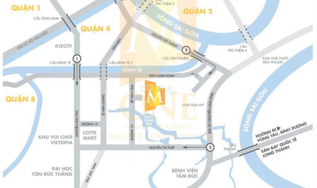 Chủ cần bán nhanh căn hộ M-One Nam Sài Gòn có SH, đường Bế Văn Cấm Q. 7