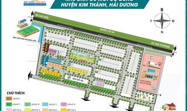 Đất nền dự án khu dân cư mới Cổ Dũng, Kim Thành, Hải Dương