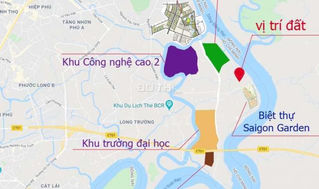 Bán đất khu biệt thự phường Long Phước, diện tích 501m2, mặt tiền 23m, giá 6 tỷ