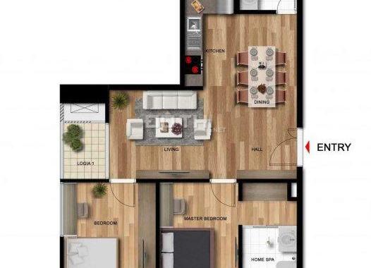 Cho thuê căn hộ CC Imperia Garden, Thanh Xuân diện tích 75m2 2 ngủ cơ bản giá 11tr/th, 0936456969