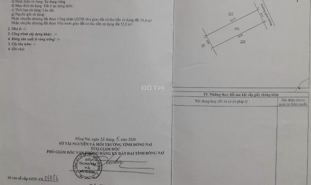 Bán đất nền Huyện Long Thành có sổ riêng, giá chỉ 1,6 tỷ