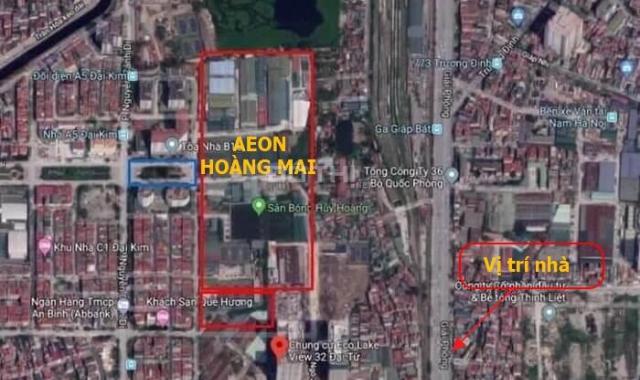 Nhà mặt phố Giải Phóng 60m2, MT 4.5m, gần Aeon, kinh doanh sầm uất giá chỉ 7.69 tỷ