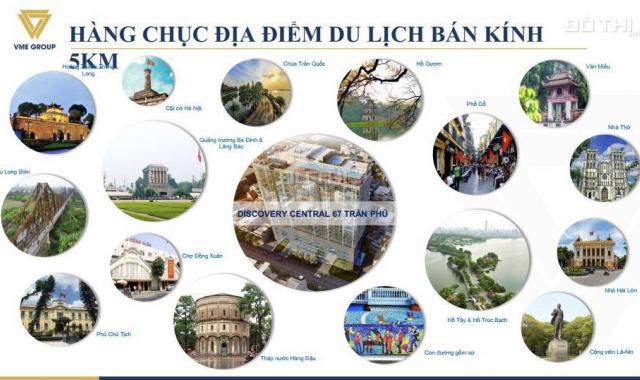 Bán căn 1PN, 51m2, dự án 67 Trần Phú (8B Lê Trực) 3 tỷ cho thuê văn phòng