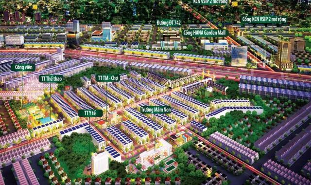 Bán đất nền dự án Hana Garden Mall, diện tích 88.5m2, giá 970 triệu/nền