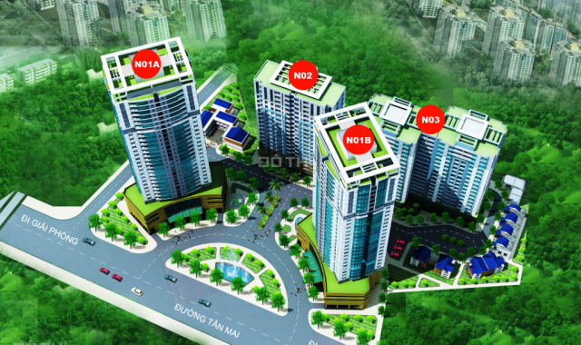 Rẻ: Nhượng lại căn góc số 03, 95m2 3PN K35 Tân Mai, BC Đông Nam giá rẻ