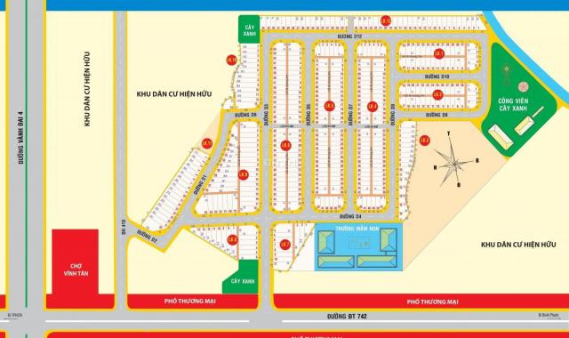 Bên em còn duy nhất một lô góc tại dự án cực 'Hot' khu nhà ở Vĩnh Tân, giá 950 tr/nền