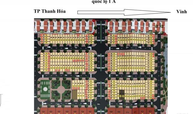 Bán 2 lô MB80 Quảng Xương Thanh Hóa nằm sát Quốc Lộ 1A, cạnh KCN phía Nam 0903417838