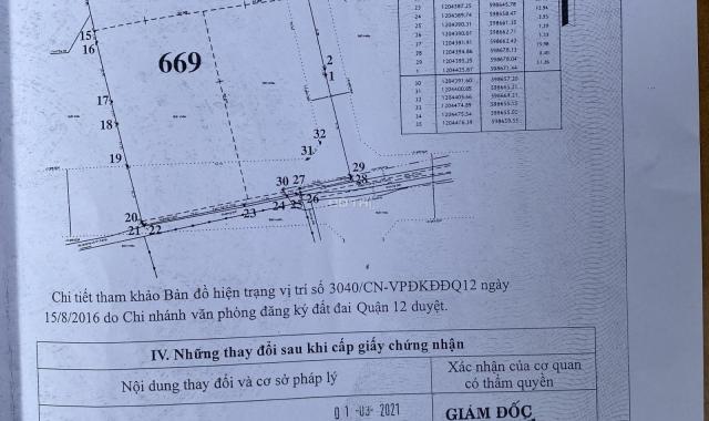 Bán đất mặt tiền đường Lê Thị Riêng, Quận 12, DT: 5265 m2. Giá 75 tỷ