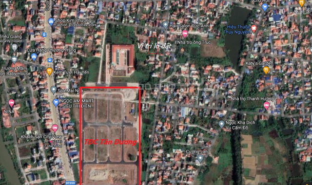 Bán đất tại Xã Tân Dương, Thủy Nguyên, Hải Phòng diện tích 459m2 giá 11 triệu/m2