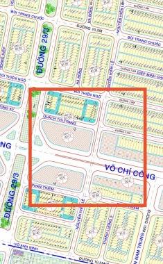 Bán đất 3MT Võ Chí Công - Quách Thị Trang - đường 7.5m - khu Hòa Xuân 1110.4m2, 50.5 tr/m2