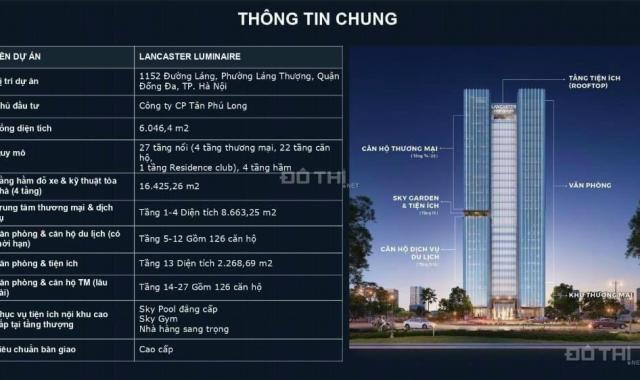 Mở bán 40 căn vip nhất Lancaster Luminare trực tiếp chủ đầu tư - View đẹp nhất, tầng đẹp nhất