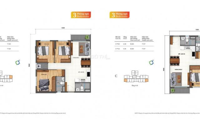 Bán huề vốn căn góc 3 phòng ngủ, 82.8m2, A - 18.04 Lovera Vista Khang Điền, view thoáng đẹp