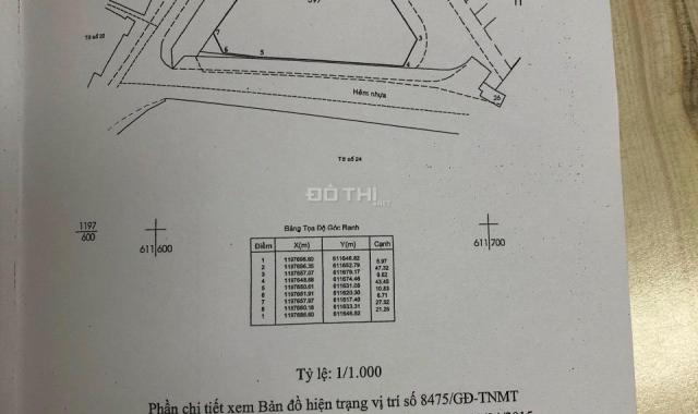 Bán lô góc đất 3 mặt tiền Tăng Nhơn Phú 1.778m2 giá 85 tr/m2 LH 0903066813