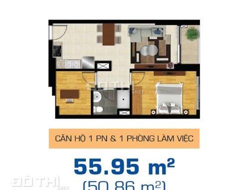 Bán căn hộ The Sun Avenue, 1PN + 1, đã thiết kế full nội thất - giá rẻ 3.2 tỷ bao phí