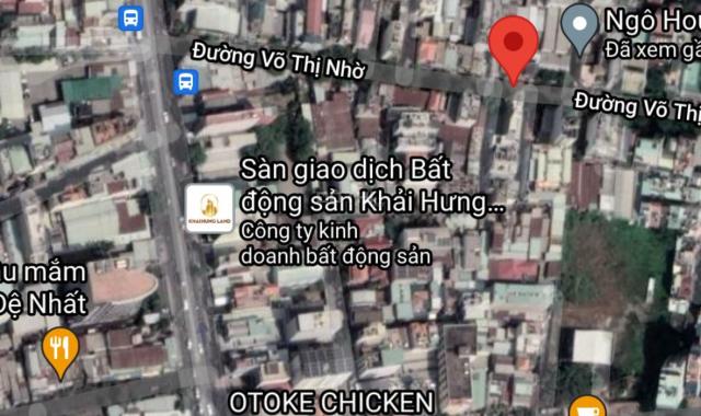 Cần bán nhà 1 trệt 2 lầu DT 112m2 mặt tiền Võ Thị Nhờ, P. Tân Thuận Đông