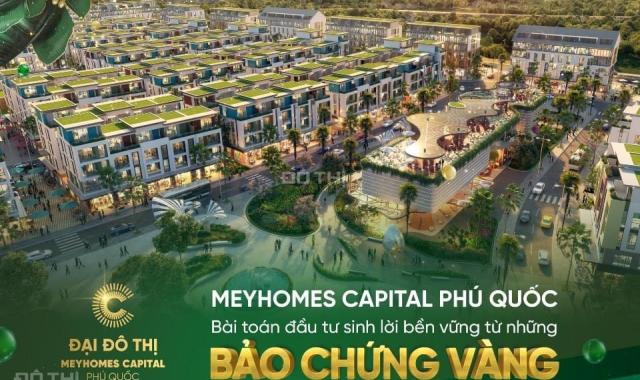 Bán căn (OLF 65) view hồ mặt đường lớn DT 117m2 view TT tài chính Meyhomes, sổ đỏ lâu dài Phú Quốc