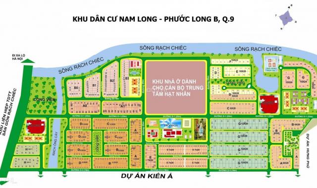 Bán đất mặt tiền đường D3 Khu Nam Long Q9, tặng biệt thự vườn