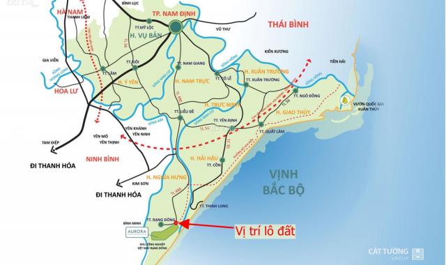 Bán 2 lô đất xã Phúc Thắng(Nghĩa Phúc cũ) cạnh trục cao tốc ven biển, nằm trong khu kinh tế Ninh Cơ