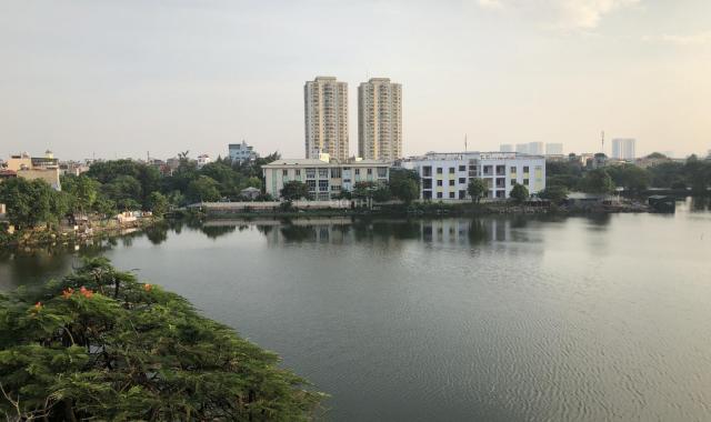 Bán nhà Nguyễn Khoái, Hoàng Mai, lô góc, ô tô đỗ cửa, view hồ thoáng mát 38m2x4 tầng
