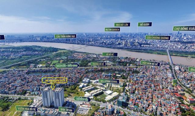 Căn góc 3PN(87.3m2) BC Đông Nam giá 3.388 tỷ ở HC Golden City, nhận nhà ở ngay full nội thất