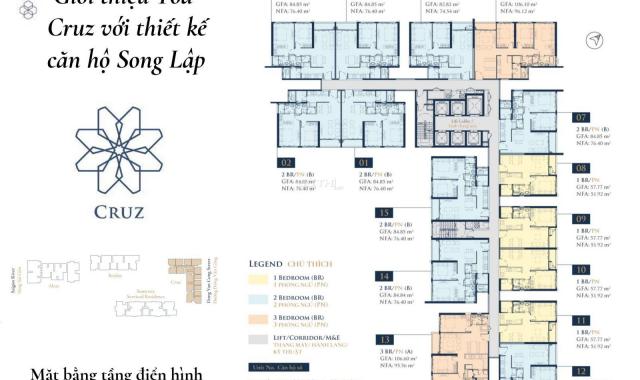 Cần bán một số căn hộ Feliz En Vista 1PN, 2PN, 3PN tháp Cruz