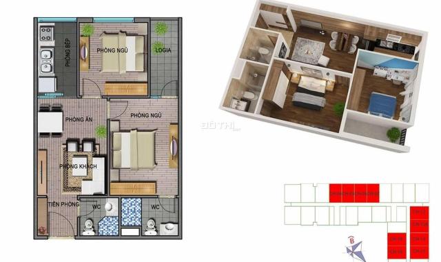 Cho thuê 3 căn hộ Ecohome 3, DT 62 - 80m2, giá 6 -8tr/th, full đồ. LH 0978558453