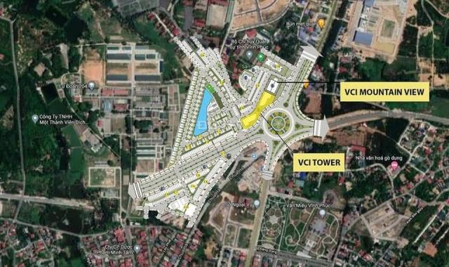 Bán căn liền kề 3 tầng 1 tum dự án VCI Mountain View, TP Vĩnh Yên, 2.9x tỷ