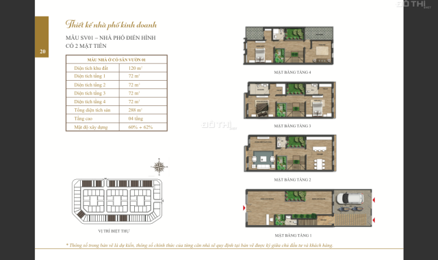 Shophouse Embassy Garden Tây Hồ Tây, 124m2 MT 6,2m 2 mặt đường trước sau, hoàn thiện đẹp 46 tỷ