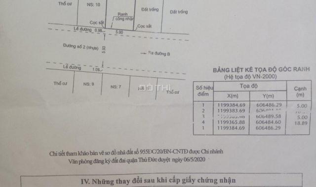 Đất đẹp! Cần bán lô đất 5x19m đường 6m có vỉa hè thuộc KDC Bình Dân cách Đường B 200m giá 8 tỷ