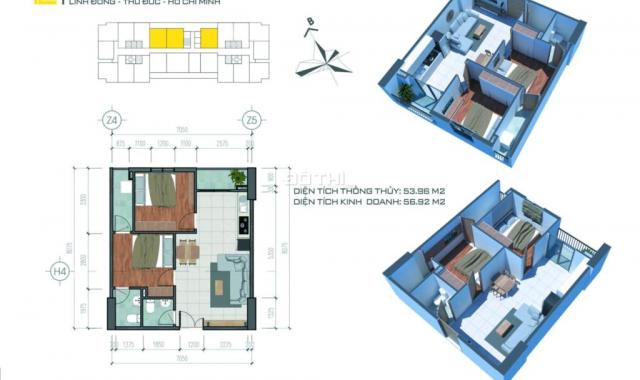 Chính thức CĐT Tecco Home Thuận An, BD căn 2PN 2WC 2 lô gia 60m2 giá 23 Tr/m2 0909268958 CK 110Tr
