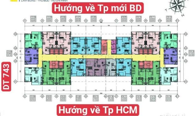 Chính thức CĐT Tecco Home Thuận An, BD căn 2PN 2WC 2 lô gia 60m2 giá 23 Tr/m2 0909268958 CK 110Tr