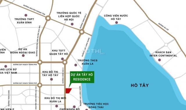 Cần bán lô biệt thự HDI Tây Hồ mặt đường Võ Chí Công, cách Hồ Tây 300m, DT 132m2, MT 8.5m