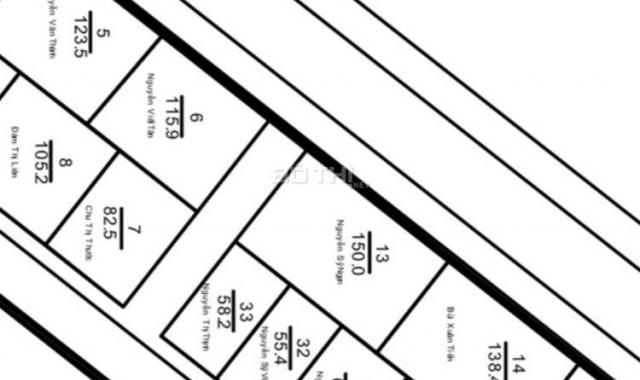 Mảnh đất sổ đỏ sinh lời tốt, 2 mặt tiền, 97.6m2, MT 5m, giá 79 tr/m2 có thương lượng, 0986879946