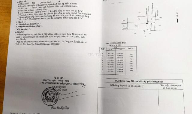 Tôi chính chủ cần bán gấp đất ngay Hương Lộ 80, DT: 4.36x12m, hẻm xe hơi 7m, dân cư đông